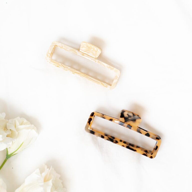 Amélie – Grote marmer speld - CLIPS Haarspelden