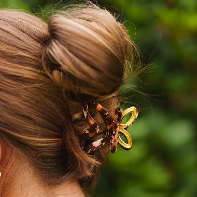 Emmy – Metalen vlinder haarspeld - CLIPS Haarspelden