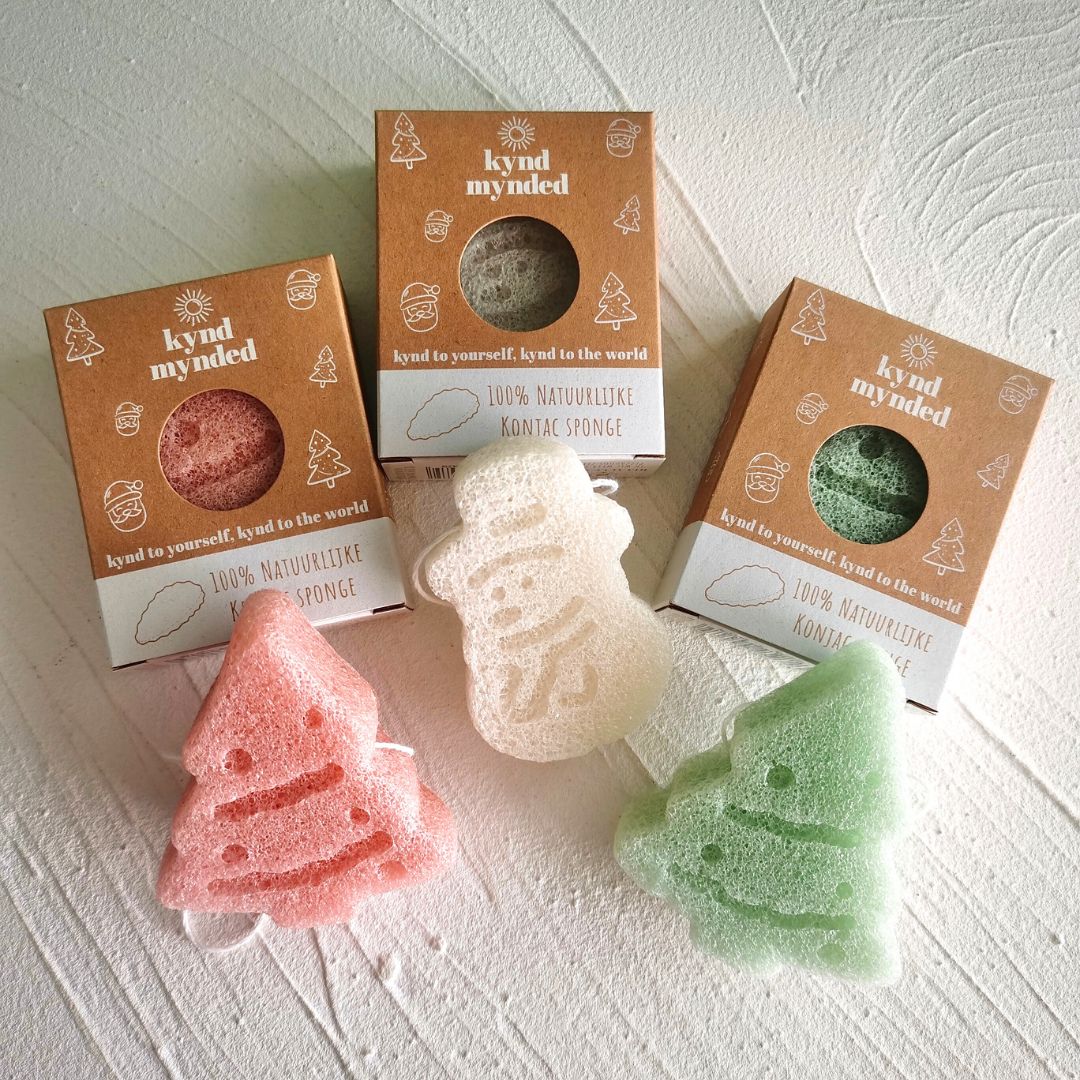 Sneeuwpop (wit) Conjac Sponge (1 stuk)