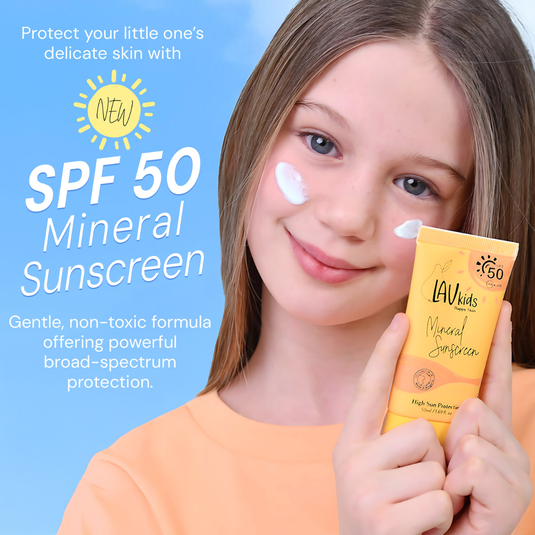LAV Kids - SPF Sunscreen minerale zonnecrème SPF50