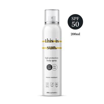 This is sun. SPF50 body spray (200ml)