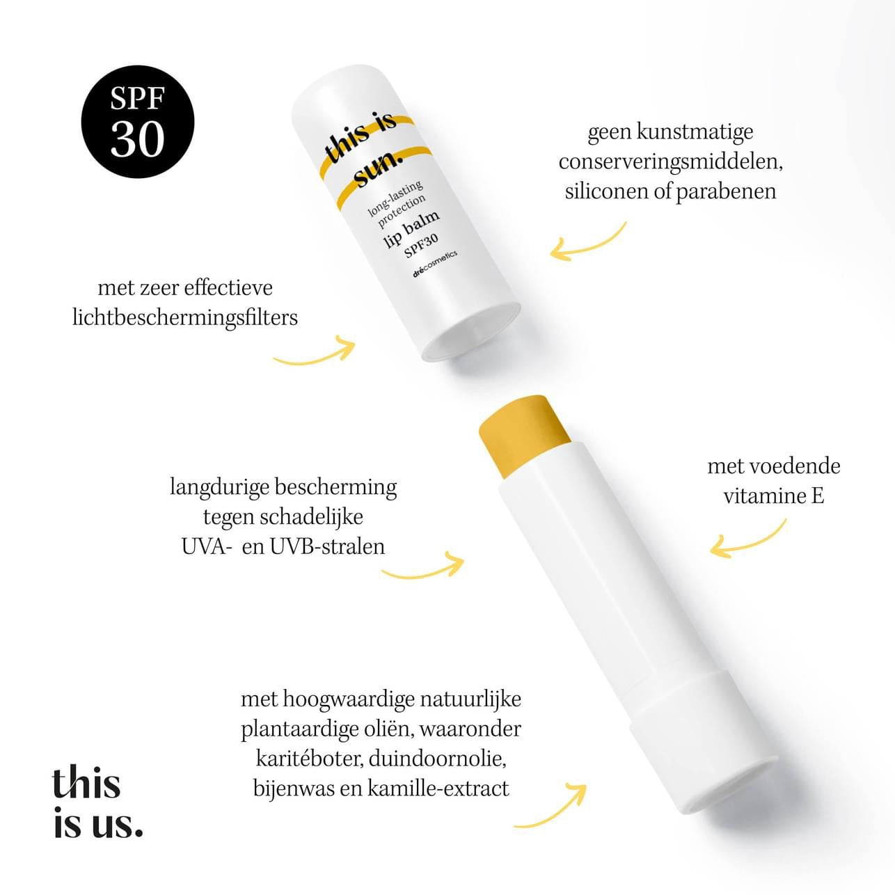 NIEUW! this is sun. lipbalm SPF30