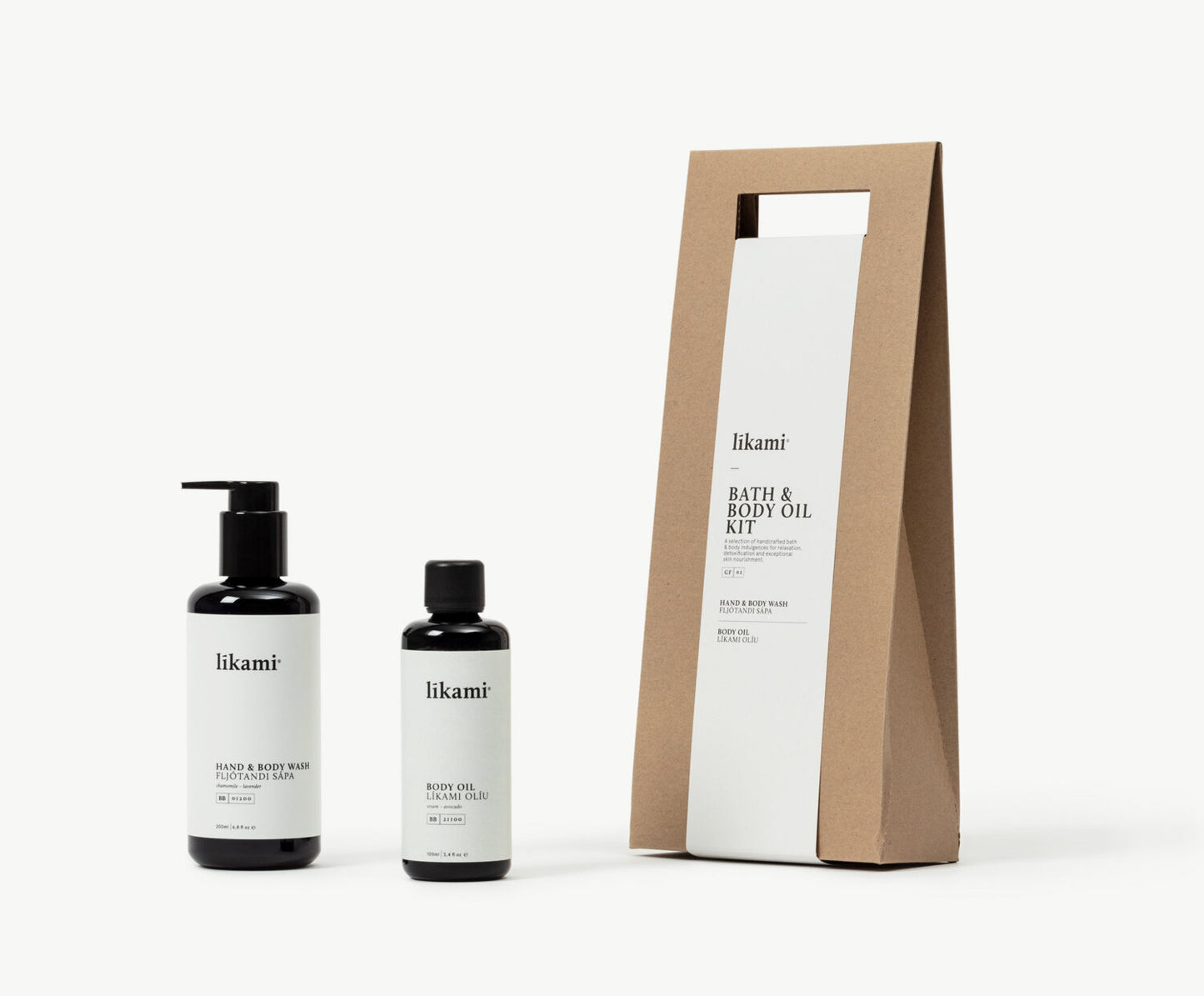 Likami Bath & Body Oil Kit (1x 200ml, 1x 100ml)