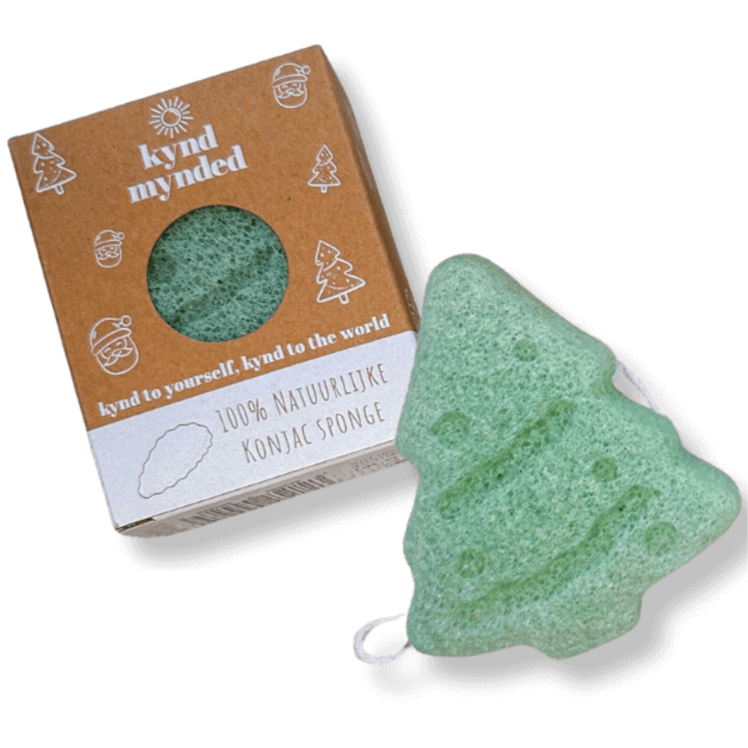 Conjac Sponge / Konjac Sponge kerst thema