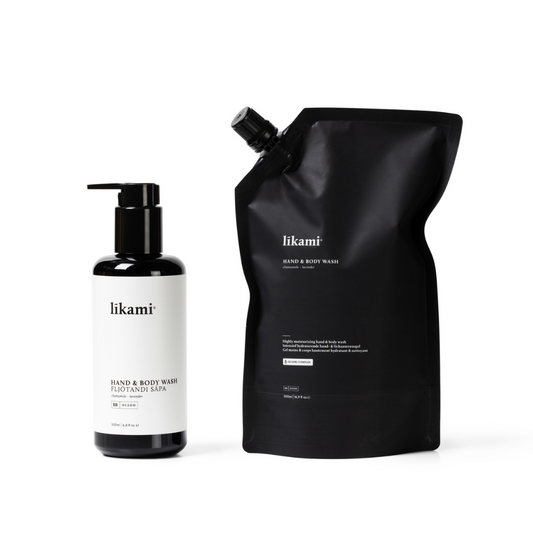 Likami Hand & Body Wash 200ml + refill 500 ml (chamomile - lavender)