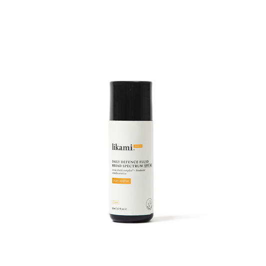 Likami SPF50 DAILY DEFENCE FLUID BROAD SPECTRUM SPF50 Calm + Soothe