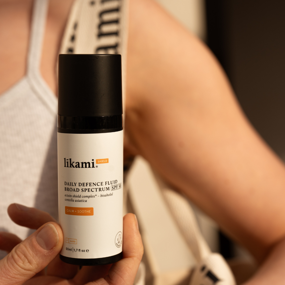 Likami SPF50 DAILY DEFENCE FLUID BROAD SPECTRUM SPF50 Calm + Soothe