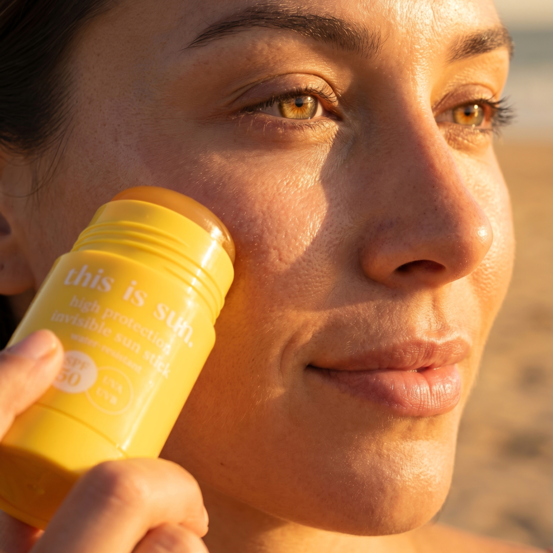 NEW: SPF50 invisible sun stick This is SUN.